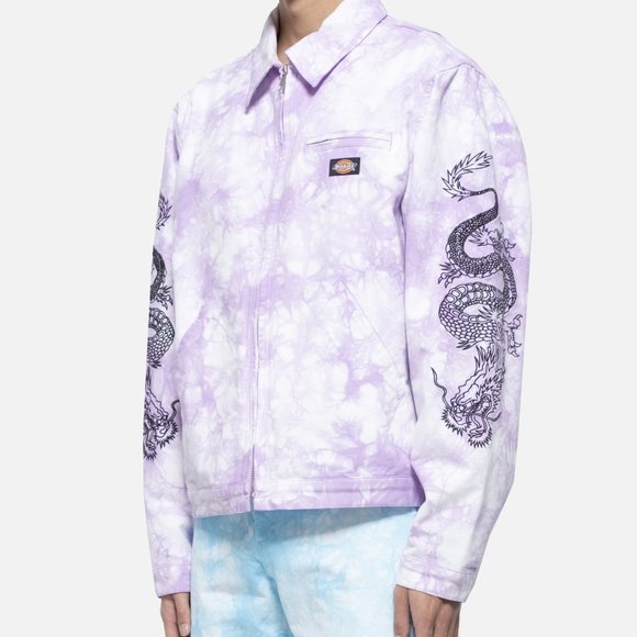 purple work jacket